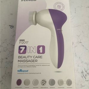 Pixnor 7in 1 beauty care massager waterproof facial cleansing brush /deep pore